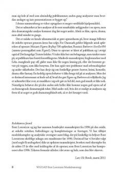 Musikdramaturgi von Bent Lorentzen 