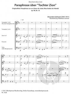 Paraphrase über 'Tochter Zion' (Alexandre Guilmant) 