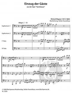 Einzug der Gäste aus Tannhäuser von Richard Wagner 