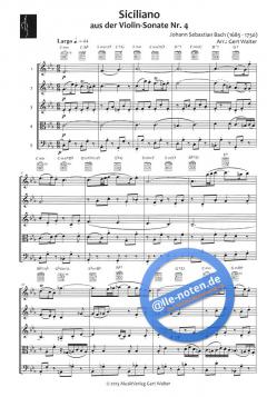 Siciliano von Johann Sebastian Bach (Download) 