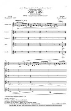 Don't Go (David L. Brunner) 