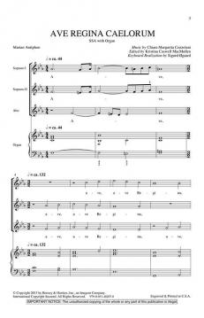 Ave Regina Caelorum (Chiara Margarita Cozzolani) 