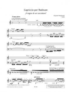 Capriccio per Radovan von Krzystof Penderecki 