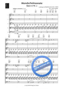 Mondscheinsonate von Ludwig van Beethoven (Download) 