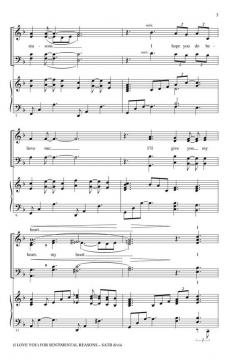 (I Love You) For Sentimental Reasons (William Best) 