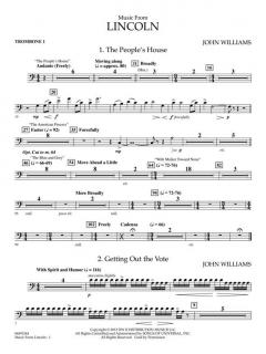 Music from Lincoln von John Williams 