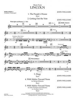 Music from Lincoln von John Williams 