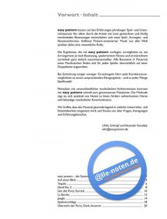 Easy Pattern: Holz-/Blechbläser in Es 