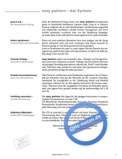 Easy Pattern: Holz-/Blechbläser in Es 