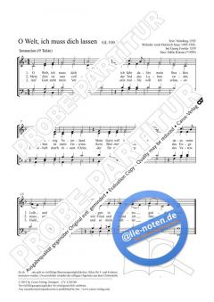 O Welt, ich muss dich lassen F-Dur (2012) (Odilo Klasen) 