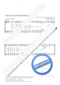 Freu dich, du Himmelskönigin F-Dur (2012) (Leo Langer) 