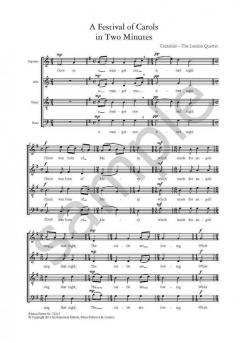 A Festival Of Carols In Two Minutes (The London Quartet) 