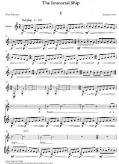 The Immortal Ship von Jonathan Dove 