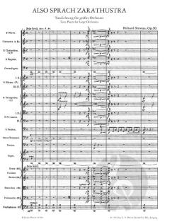 Also sprach Zarathustra op. 30 von Richard Strauss 
