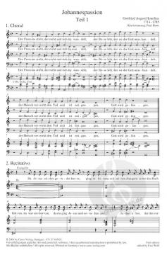Johannespassion I.4 (Gottfried August Homilius) 