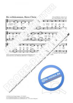 Bis willekommen, Herre Christ dorisch (Günter Raphael) 