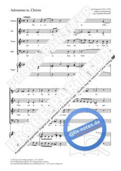 Adoramus te d-Moll (Quirino Gasparini) 