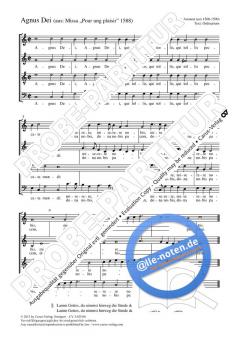 Agnus Dei C-Dur (Blasius Amon) 