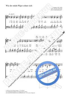 Wie der müde Pilger sehnet sich (Thomas Campion) 
