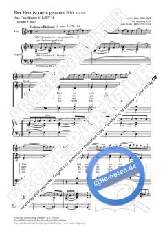 Der Herr ist mein getreuer Hirte BoWV 54 (Helmut Bornefeld) 