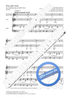 Jesu, geh voran I G-Dur BoWV 26.21/1 von Helmut Bornefeld 