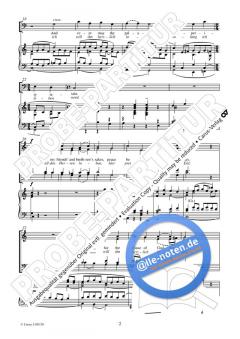 Pray that Jerusalem (Du meine Seele singe) C-Dur 113, 4 (Charles Villiers Stanford) 