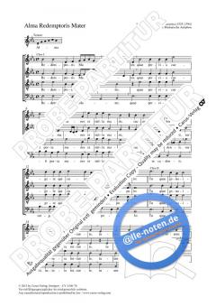 Alma Redemptoris Mater Es-Dur (Giovanni Pierluigi da Palestrina) 