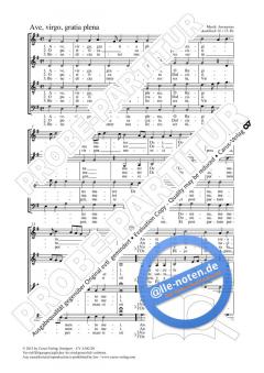 Ave, virgo, gratia plena G-Dur 