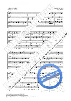 Dixit Maria G-Dur (Hans Hässler) 