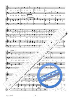 Dic nobis Maria dorisch 