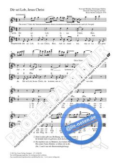 Dir sei Lob, Jesus Christ D-Dur (1978) (Heinz Martin Lonquich) 