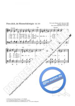 Freu dich, du Himmelskönigin mixolydisch (Jacob Gippenbusch) 
