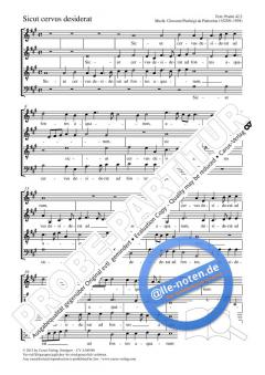 Sicut cervus desiderat A-Dur (Giovanni Pierluigi da Palestrina) 