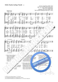 Stille Nacht, heilige Nacht C-Dur (E. Mandyczewski) 