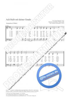 Ach bleib mit deiner Gnade D-Dur (Matthias Haarmann) 