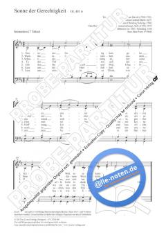 Sonne der Gerechtigkeit D-Dur (2012) (Ben Parry) 