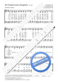 Ihr Freunde Gottes allzugleich Es-Dur (2012) (Odilo Klasen) 