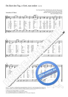 Du lässt den Tag, o Gott, nun enden F-Dur (2012) (Colin Mawby) 