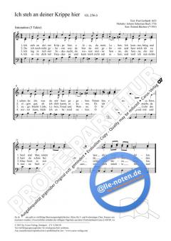 Ich steh an deiner Krippe hier a-Moll (Roland Büchner) 