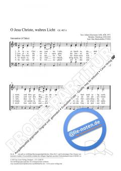 O Jesu Christe, wahres Licht F-Dur (Max Beckschaefer) 