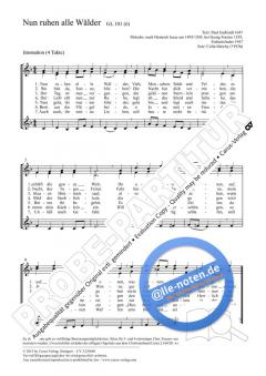 Nun ruhen alle Wälder F-Dur (2012) (Colin Mawby) 