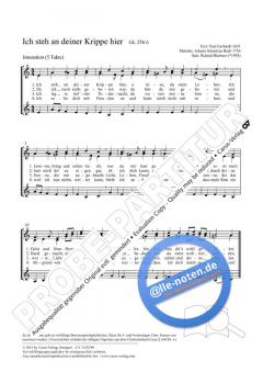 Ich steh an deiner Krippe hier a-Moll (Roland Büchner) 