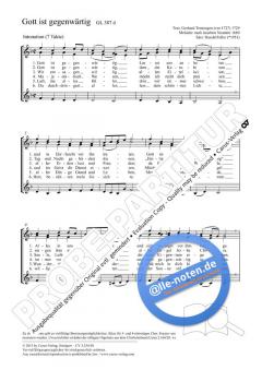 Gott ist gegenwärtig (Harald Feller) 