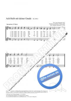 Ach bleib mit deiner Gnade D-Dur (Matthias Haarmann) 