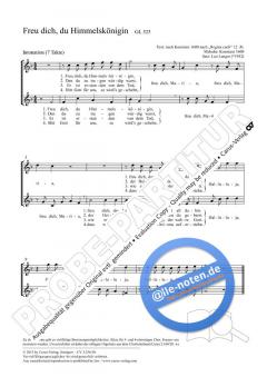 Freu dich, du Himmelskönigin F-Dur (2012) (Leo Langer) 