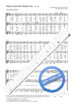 Maria, breit den Mantel aus G-Dur (Markus Hinz) 