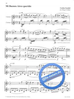 Tango Clarinet Duets von Carlos Gardel 