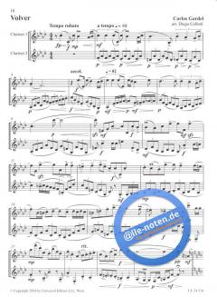 Tango Clarinet Duets von Carlos Gardel 