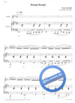 Balkan Play Along für Violine mit CD oder Klavierbegleitung (World Music) im Alle Noten Shop kaufen