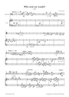 Who Stole My Wasabi? von Kit Armstrong für Violoncello und Klavier im Alle Noten Shop kaufen